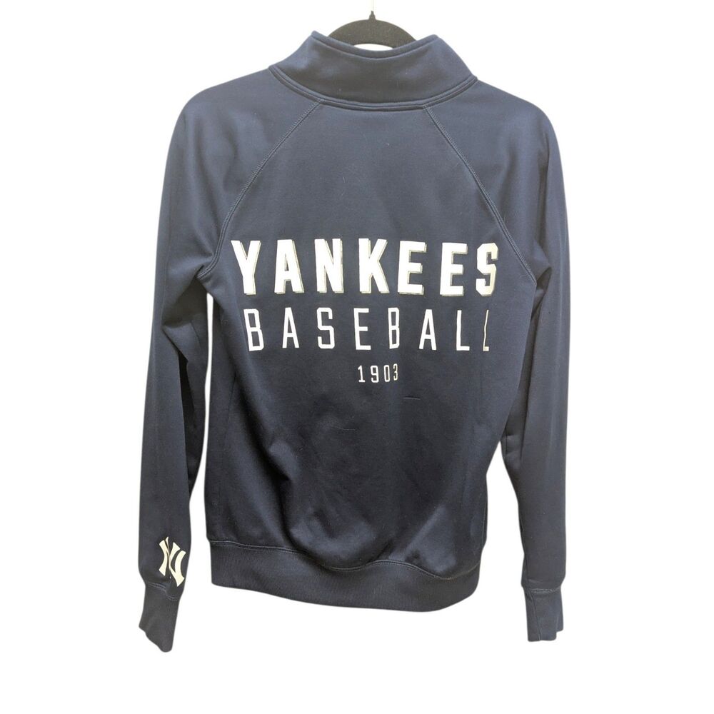 Victoria's Secret PINK Womens Yankees Baseball 1903 Size Medium Full Zip Jacket
